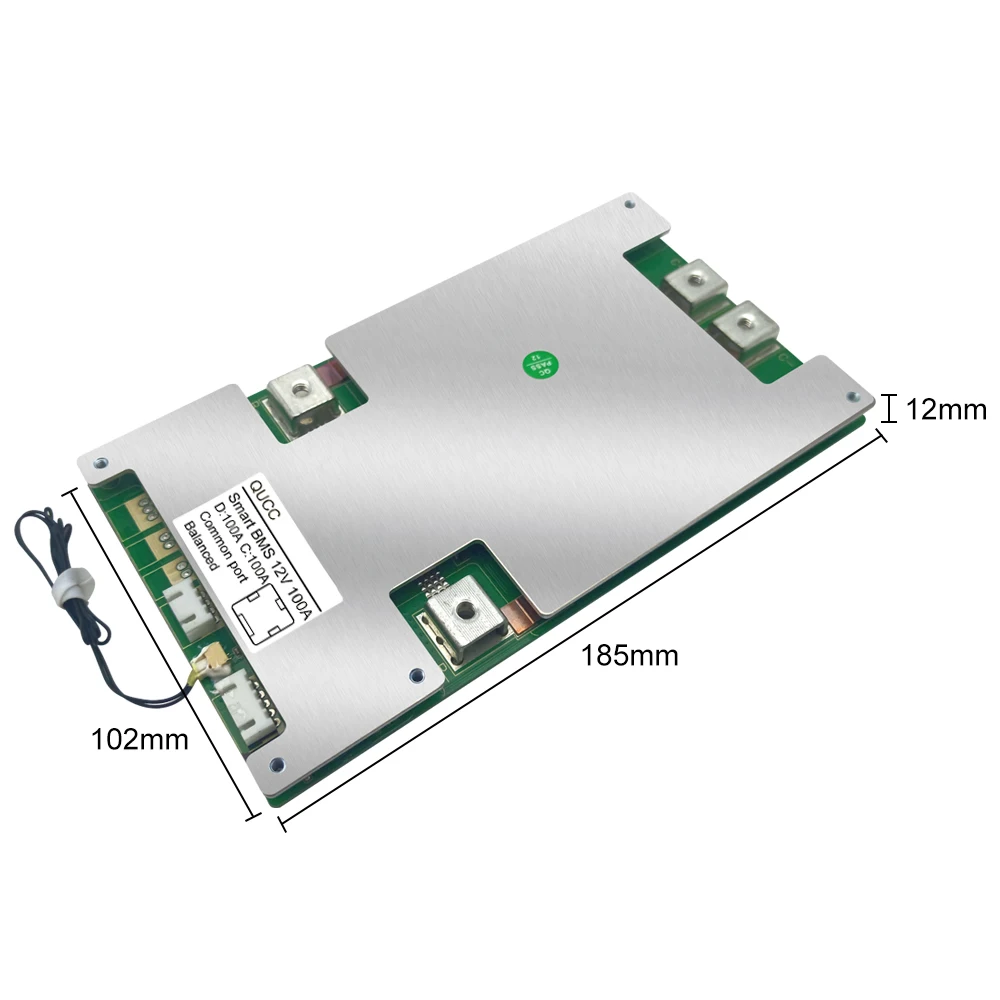 QUCC Smart BMS 4S Lifepo4 3S 12 в 3 7 а 2 80 А 60 выдерживает Высокое напряжение Bluetooth UART для