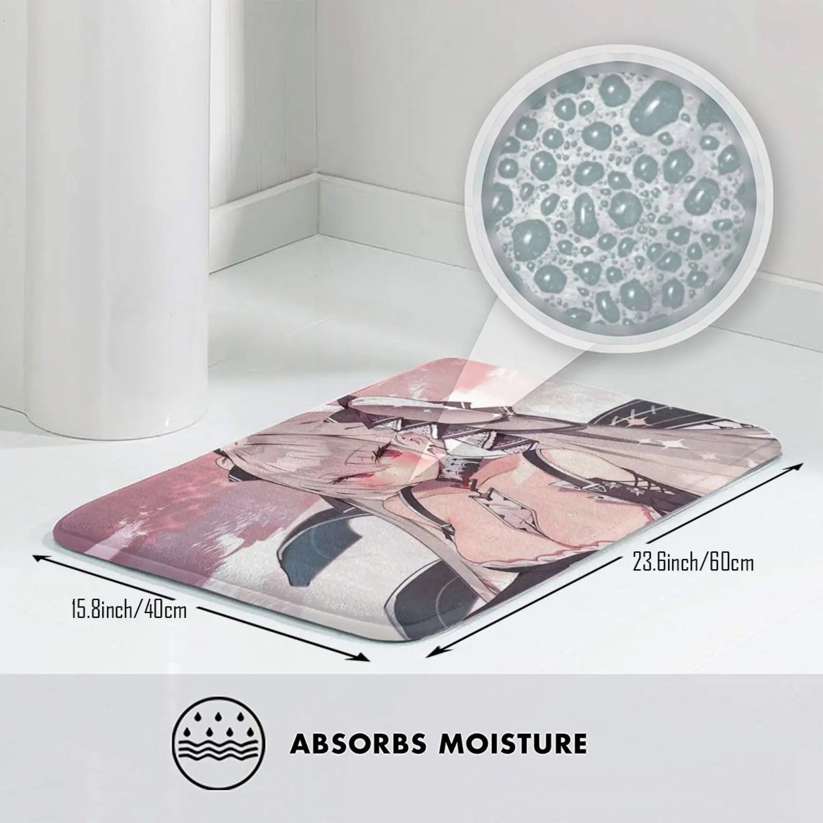 Коврик для коврового покрытия Мягкий Нескользящий