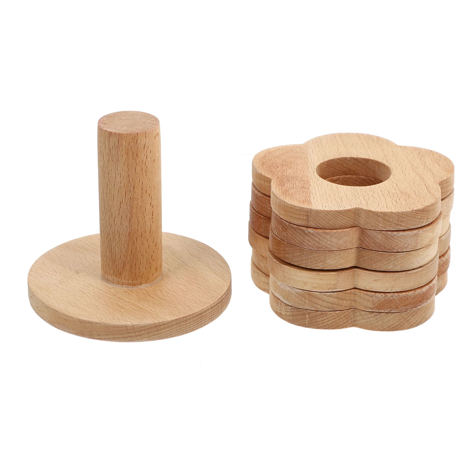 

7-дневные подкладки, изолированные подставки, противоскользящие подставки для чашек для дома (деревянный цвет)