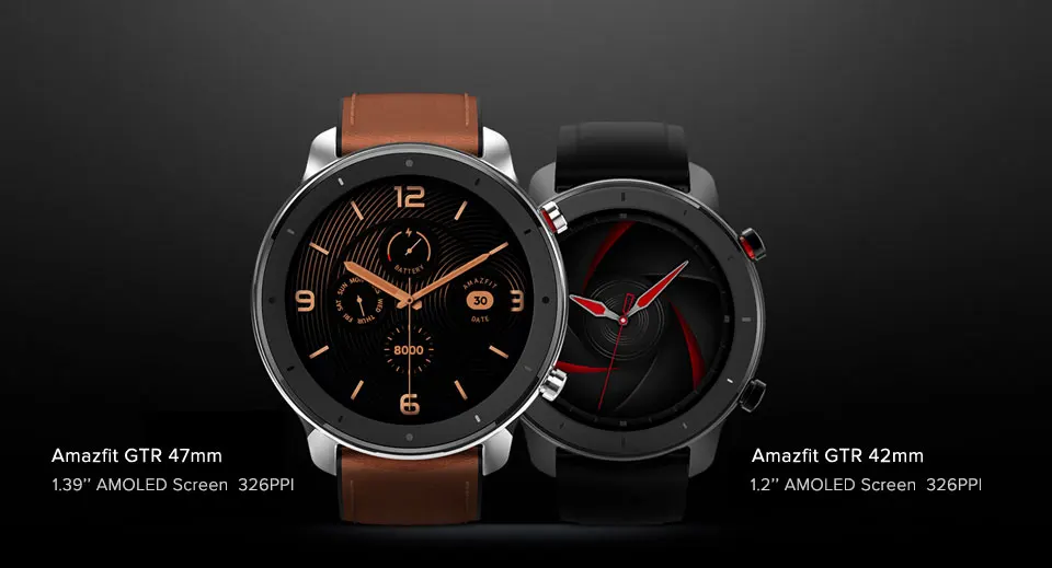 Глобальная версия Amazfit GTR 47 мм 42 мм Смарт часы Redmi AirdotsGPS 5ATM водонепроницаемый 24 дня батарея Bluetooth музыка