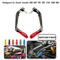 7822mm motorcycle brake handguard clutch lever guard protector escape handlebar for ducati monster 696 695 795 796 1100 1098