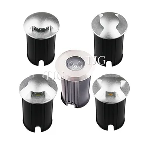 Светодиодный встраиваемый светильник IP68, 1 Вт, 3 Вт, 5 Вт, 12 в пост. Тока, 1234, вид сбоку