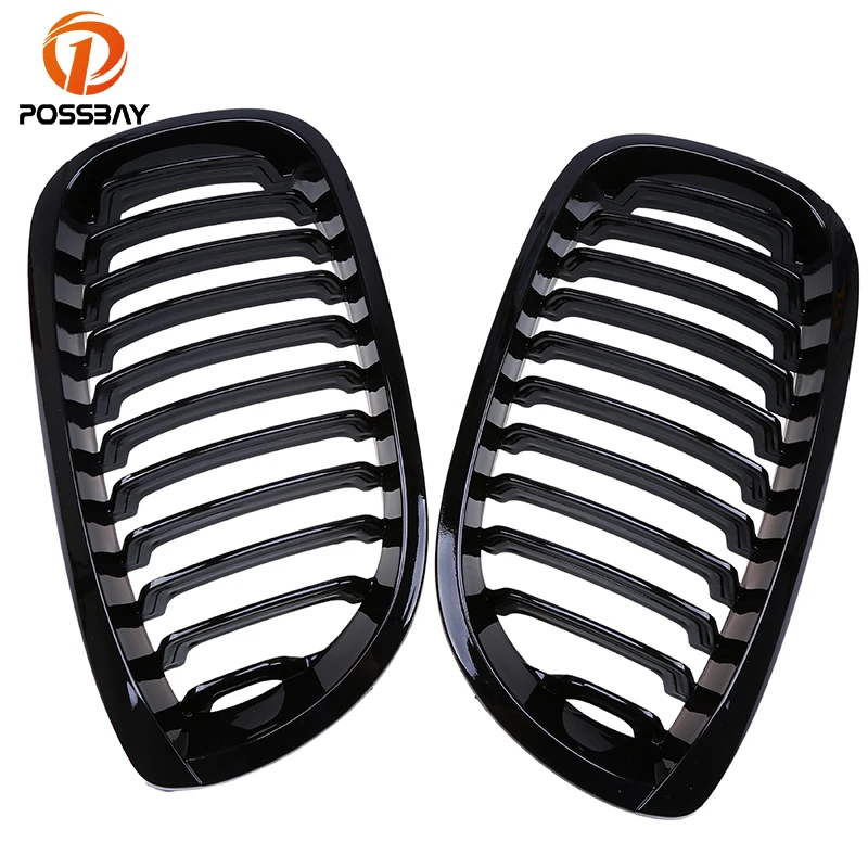 Posbay автомобильные гоночные грили Глянцевая передняя ножная решетка для BMW 3 Series E46