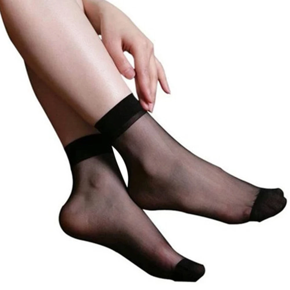 Женские и мужские дышащие прозрачные Необычные чулки модные короткие летние