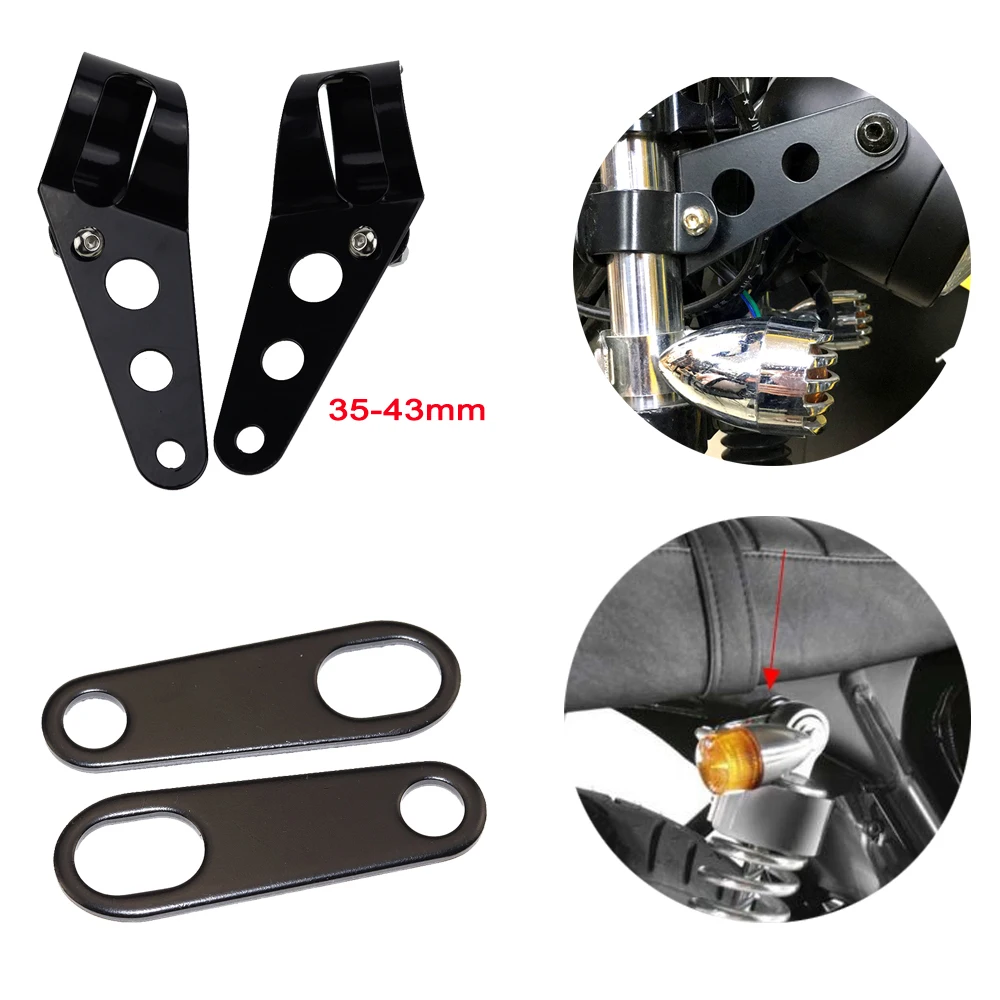 Мотоциклетные крепления для передсветильник фар 35 43 мм|Накладки и декоративные