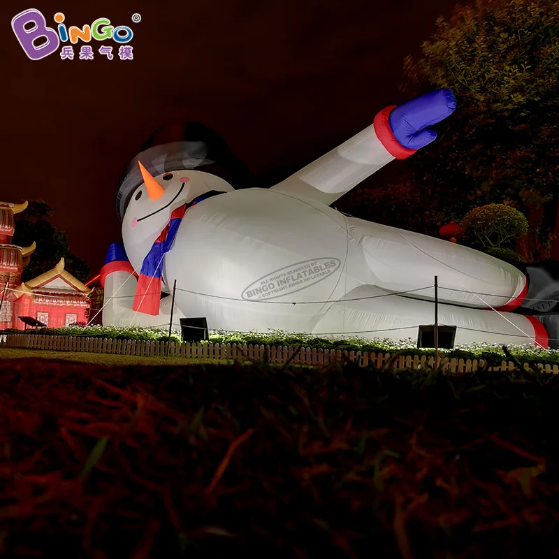 6 м надувной снеговик укладка 20 футов гигантский для Рождественского украшения