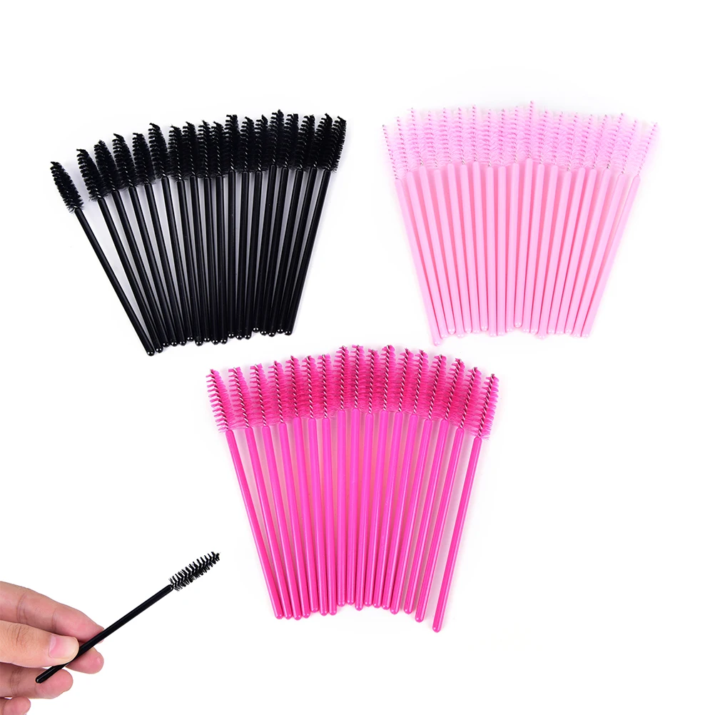 

50Pcs Applicator Spoolers Makeup Brush Tool Cosmetic Eyelash Extension Disposable Mascara Wand