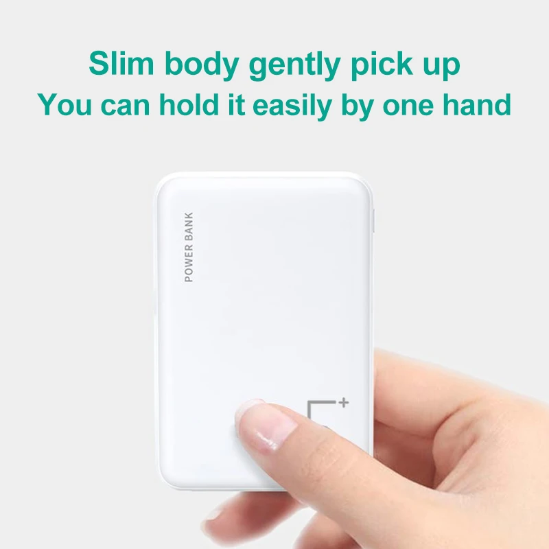 PUJIMAX 5000 мАч портативная полимерная батарея с двойным usb-выходом быстрое зарядное