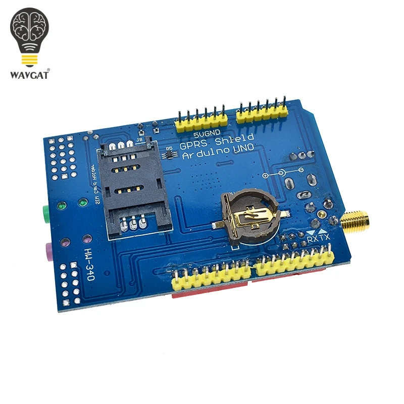 Плата разработки WAVGAT SIM900 850/900/1800/1900 МГц GPRS/GSM комплект модуля для Arduino|Интегральные