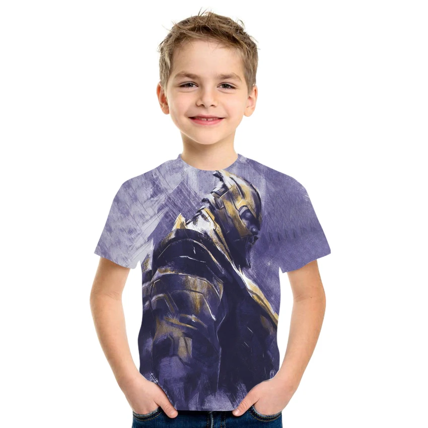 

Детская футболка из полиэстера, с 3D-принтом, в стиле хип-хоп