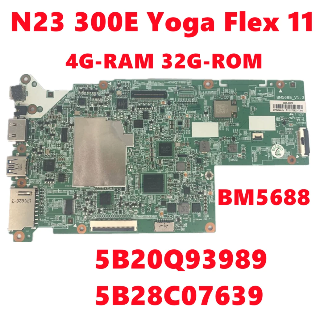   5B20Q93989 5B28C07639  Lenovo N23 300E Yoga Flex 11 Chromebook   BM5688  4G 32G 100% 