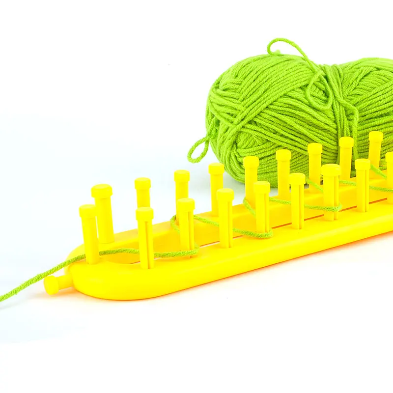 

DIY Handmade Woolen Yarn Hat Sweater Knitting Device Scarf Creative Practical Rectangle Hook Tool Home Wool Crochet Supplies