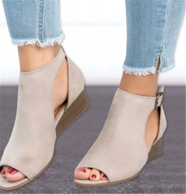 

Wedges Shoes For Women High Heels Sandals Summer Shoes 2019 Flip Flop Chaussures Femme Platform Sandals Plus Size 35-43