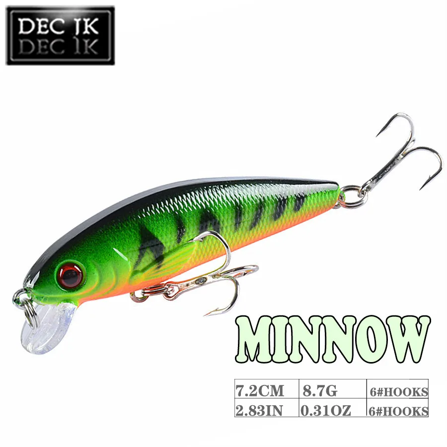 Гольян лазерный кренкбейт рыболовная приманка снасть с тройными крючками