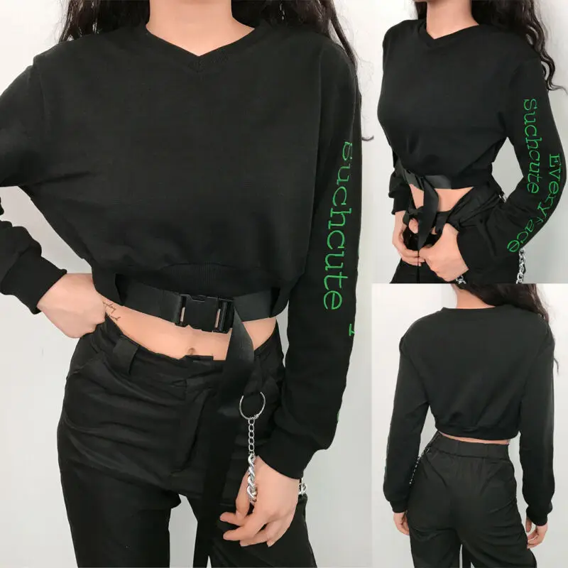 Женская готическая толстовка с капюшоном Повседневный пуловер длинным рукавом и