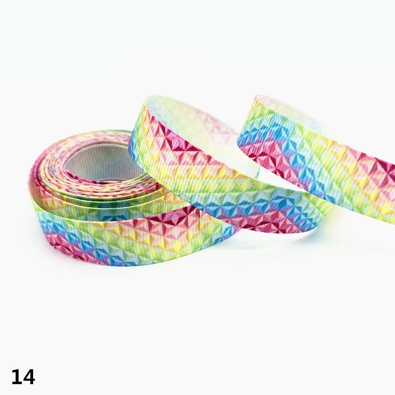 3 ярда 15 мм градиентная Радужная корсажная лента для украшения свадебной
