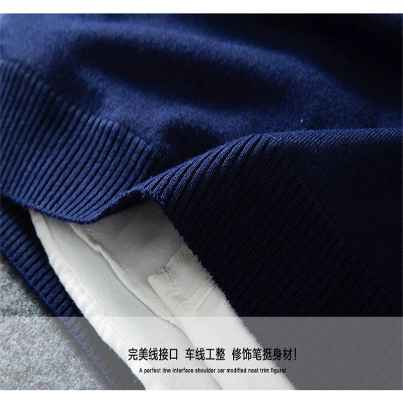 

2020 Sweaters Mens Clothing Korean Stripe Pullovers Turtlenecks Long Sleeve Knitted Men Top Slim Fit Jumpers Man New Arrivals