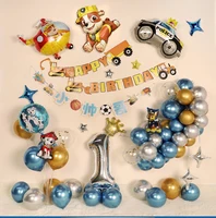 paw patrol cartoon children happy birthday party decoration balloons for an unforgettable birthday party gender reveal kids toys
