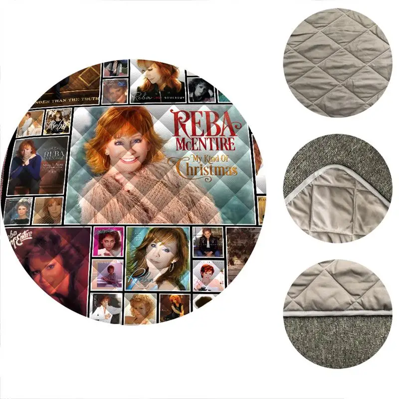 Трехмерное одеяло для женщин стеганое с рисунком певицы музыки в деревенском