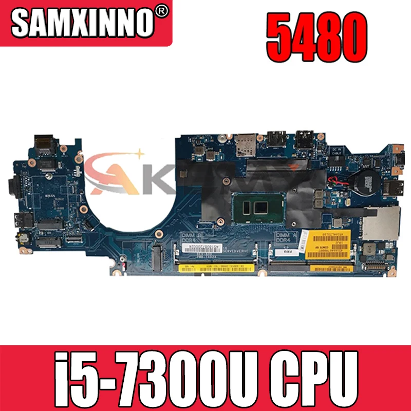 

100% рабочая для Dell Latitude 5480 материнская плата CDM70 LA-E081P i5-7300U 2,6 ГГц CN-0HXXM1 0HXXM1 испытания ОК