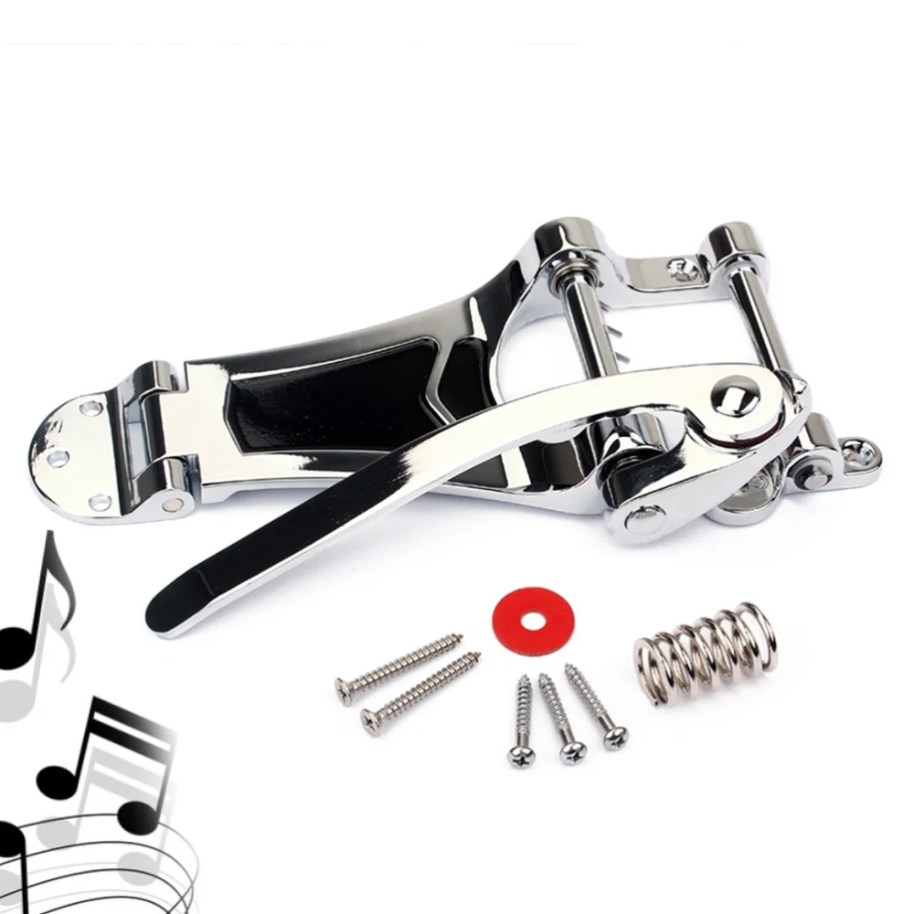 

Replacement Tremolo Vibrato Bridge Tailpiece Set for Electric Guitar (Golden)
