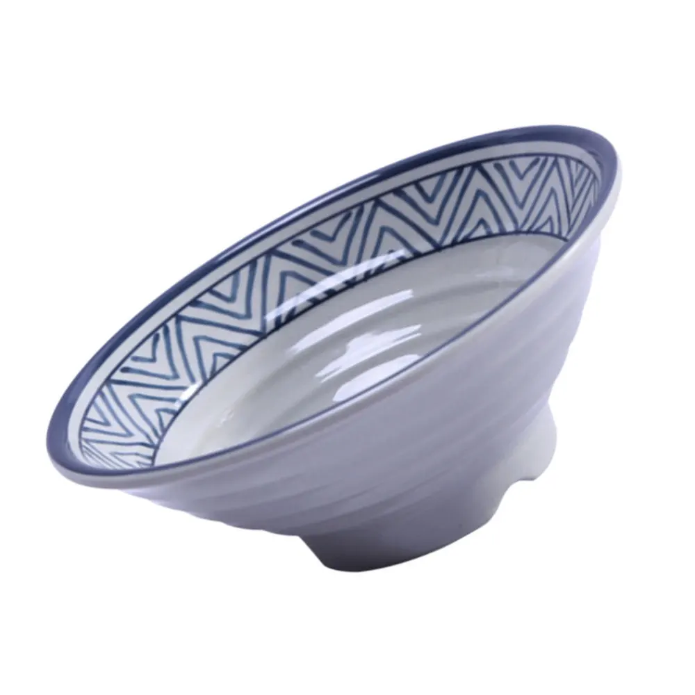

1Pc Household Ramen Noodle Container Soup Bowl Ramen Bowl Practical Bowl (Blue)