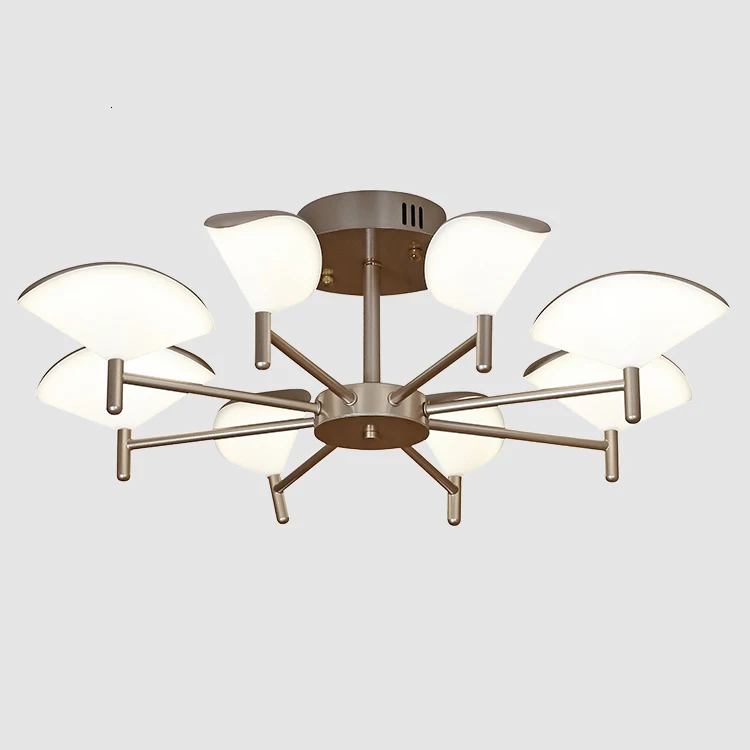 Люстра с поверхностным креплением 220 вольт популярная классическая золотистая