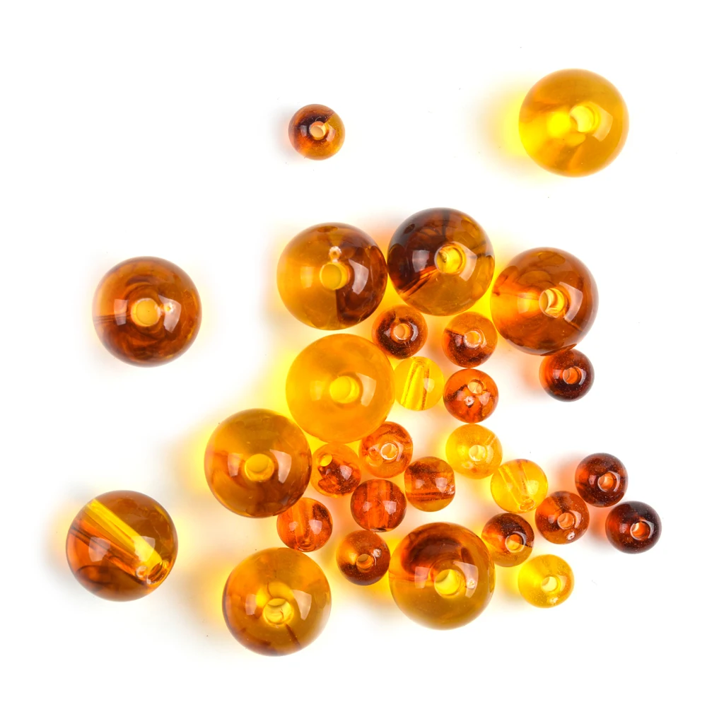 Стильный имитация пчелиного воска акриловые бусины с различными Ожерелье