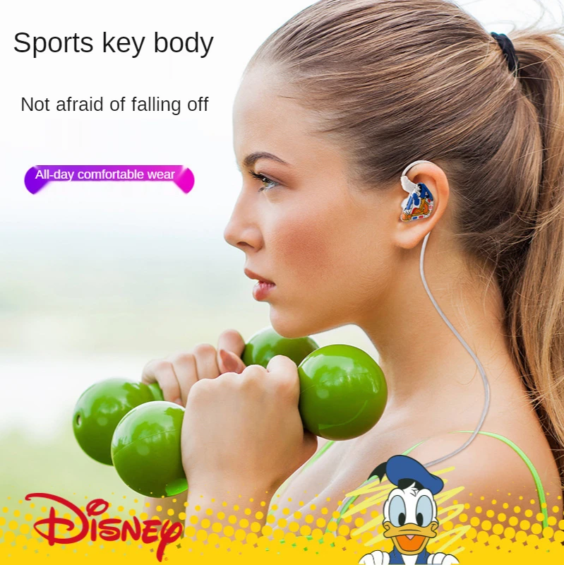 

Disney headset CE-822V in-ear mobile phone wired headset sports with 3.5mm
