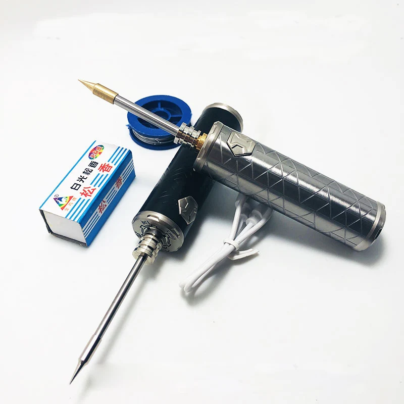 Портативный Электрический паяльник беспроводная Регулируемая