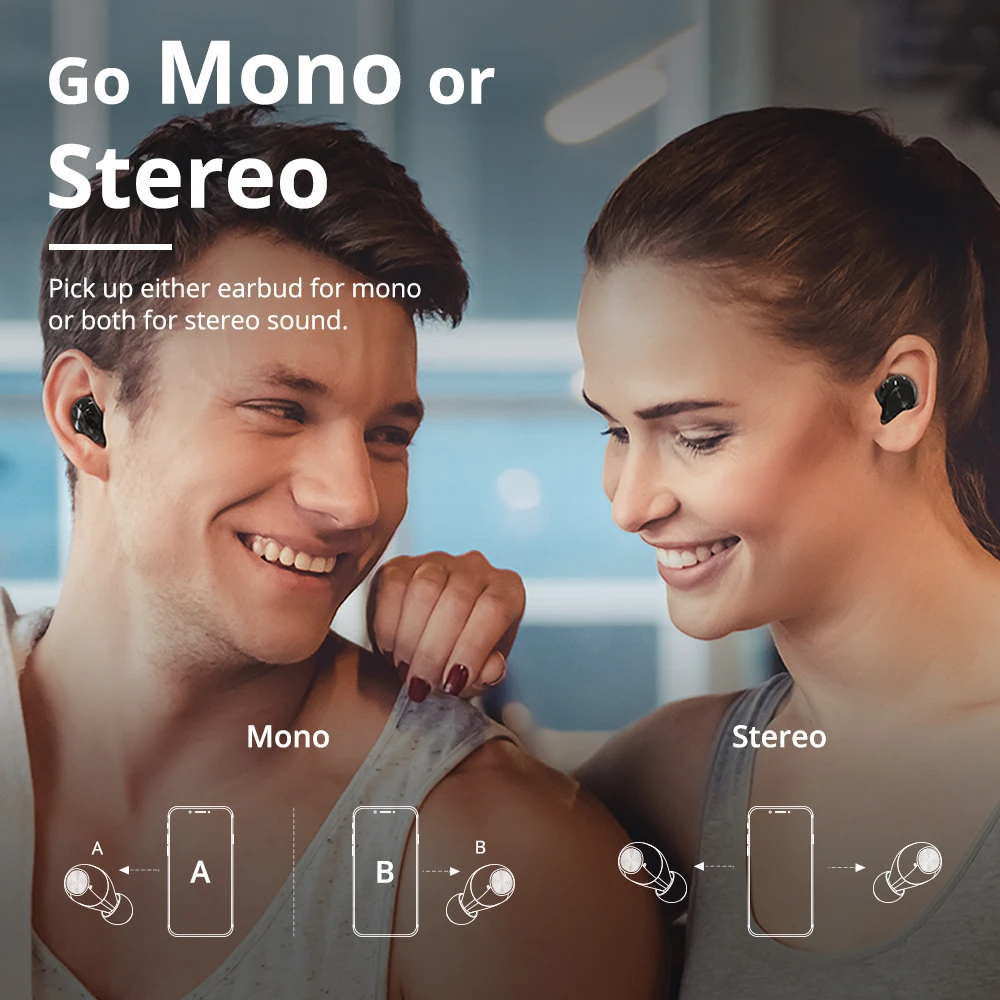 

[Newest Version] Tronsmart Spunky Beat True Wireless Bluetooth Earphone QualcommChip APTX Wireless Earbuds with Volume Control