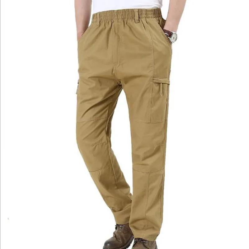 

New Spring Autumn Casual Pants Men Cargo Pants Cotton Loose Trousers Men's Pants 2XL 3XL 4XL