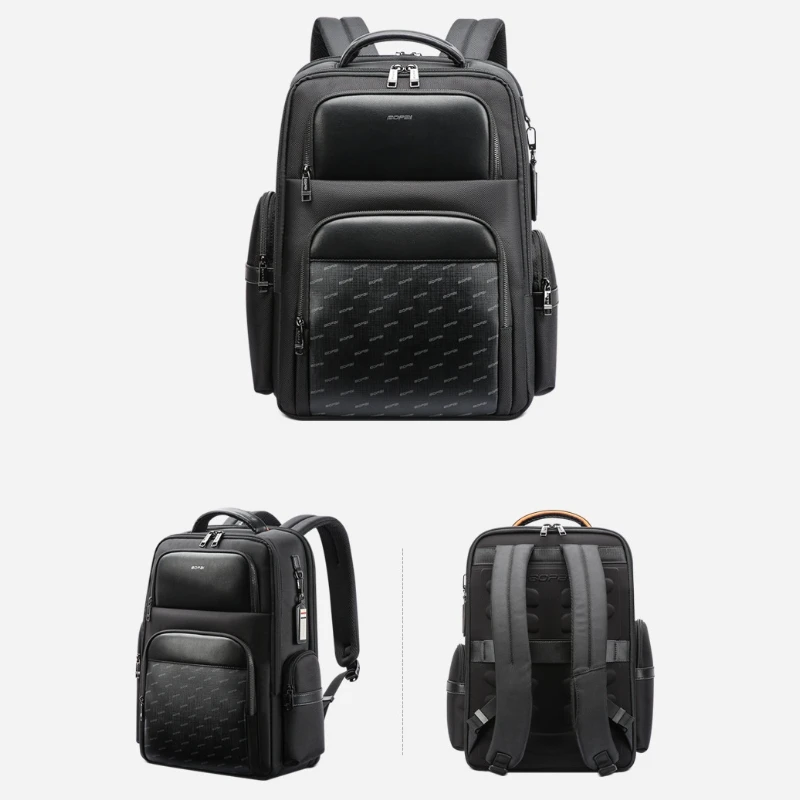 BOPAI новый деловой рюкзак для мужчин большой емкости дорожный модный из