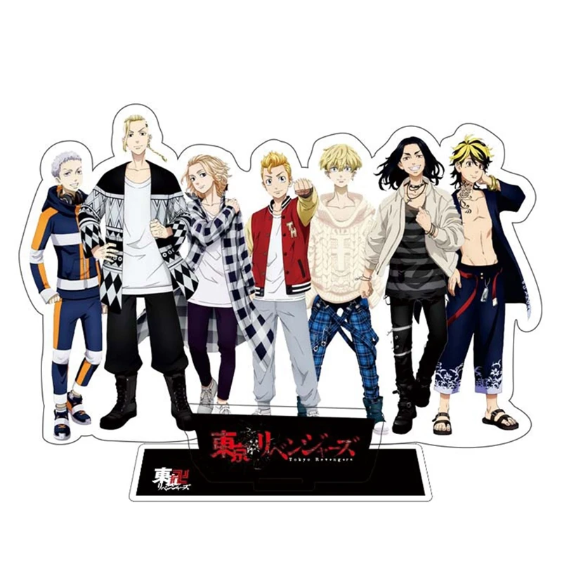 

NEW Anime Tokyo Revengers Acrylic Stands Manjiro Ken Takemichi Hinata Atsushi Figure Cosplay Model Plate Fans Gift Collection