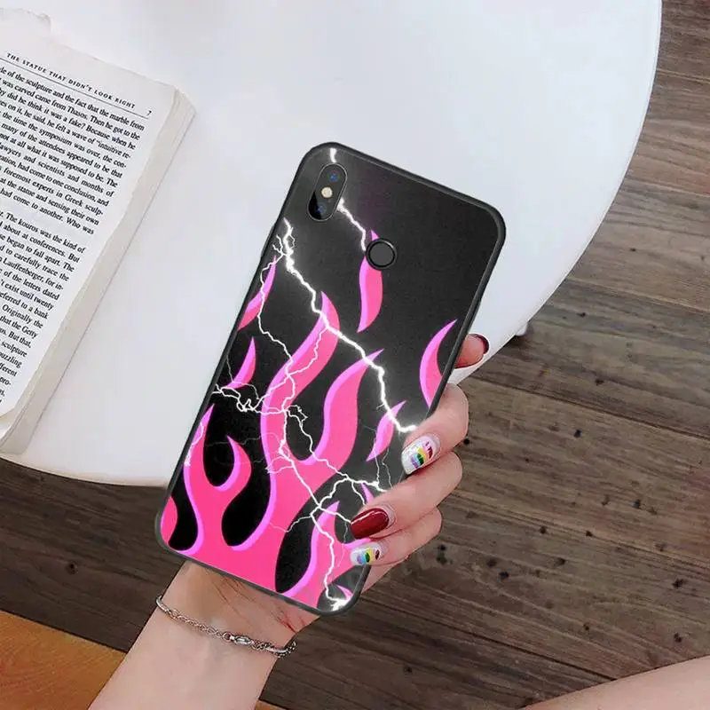 

Personality Artistic Flame Phone Case For Xiaomi Redmi note 7 8 9 t k30 max3 9 s 10 pro lite
