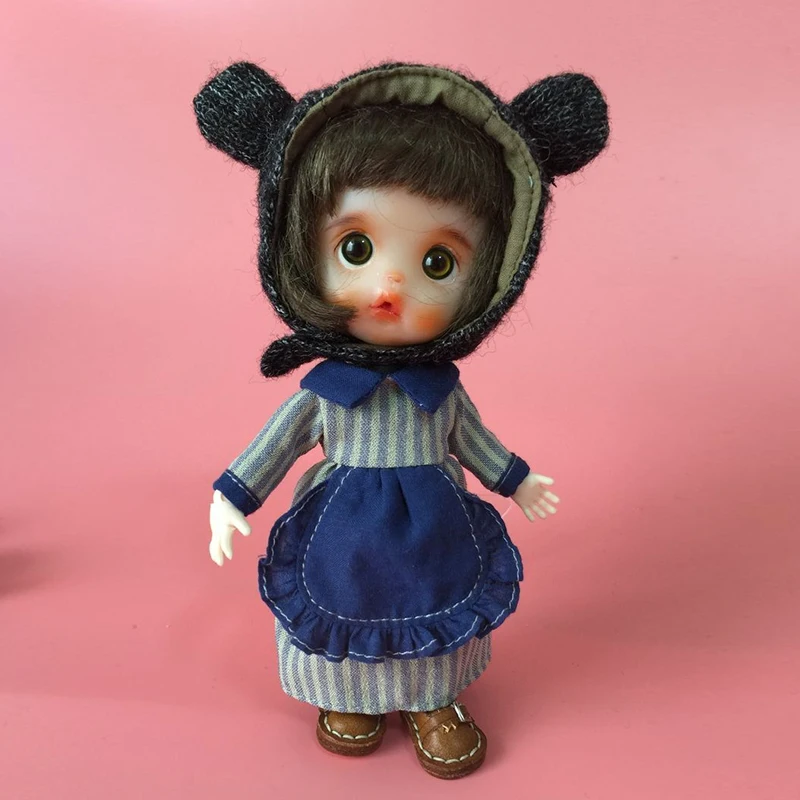 

Ob11 baby clothes clay doll clothes maid skirt BJD apron GSC egg Molly dress doll clothes Doll accessories
