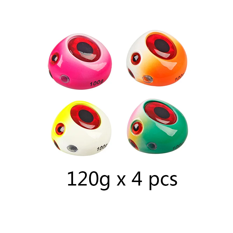120g x 4 pcs 4 шт. в упаковке 60 г 80 г 120 г 150 г 200 г Kabura слайдер Madai Jigs свинцовое грузило рыболовные приманки Tai каучуки красный Снэппер лодка для доставки прикорма и оснастки - Цвет: 120g x 4 pcs