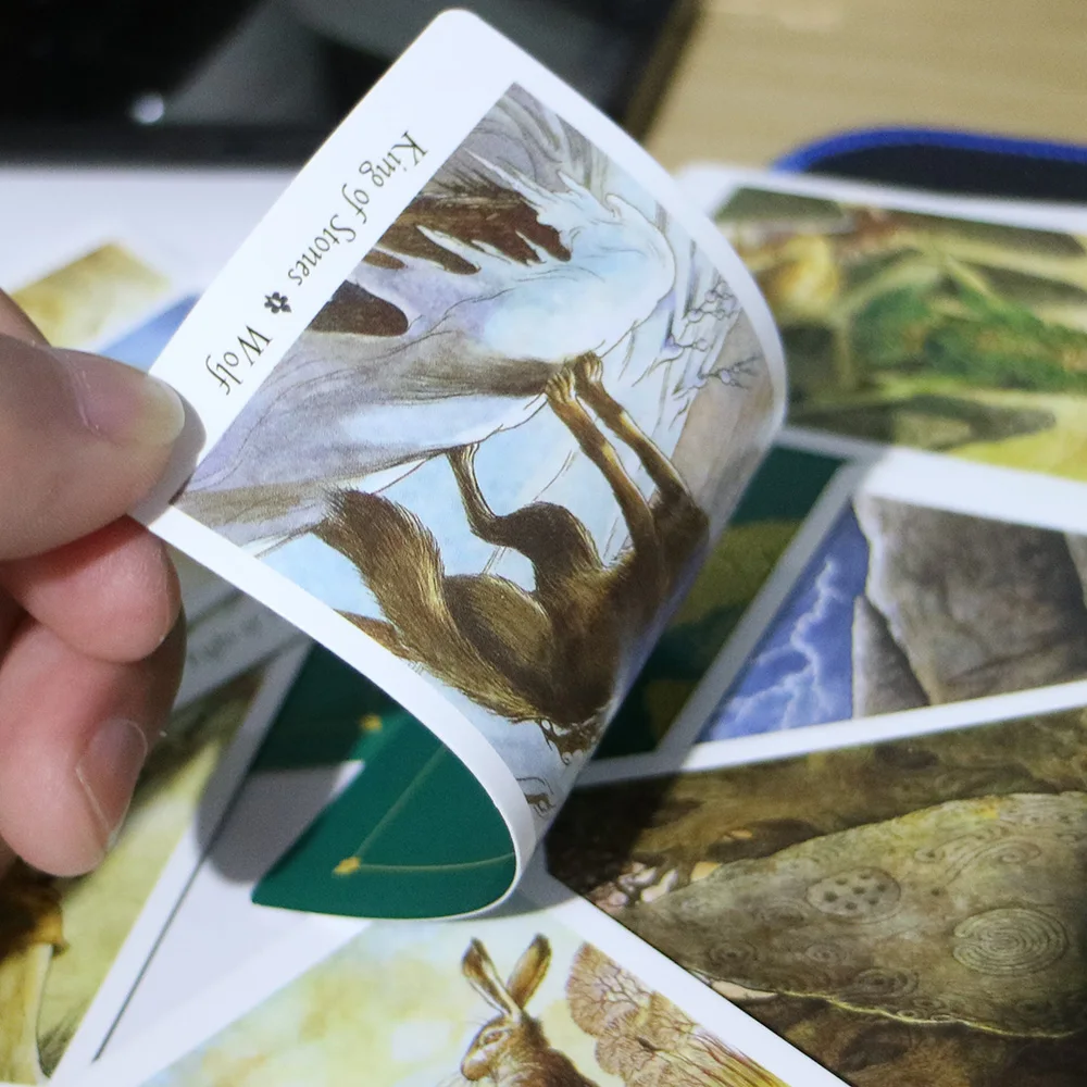 Природа Таро карты колода Полный английский таинственные животные игральные карты игры для семьи вечерние настольные игры
