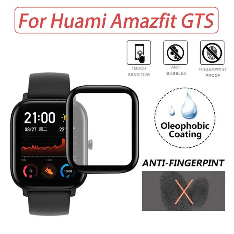 

Защитное стекло для смарт-часов Xiaomi Amazfit GTS, стекло с изогнутыми краями