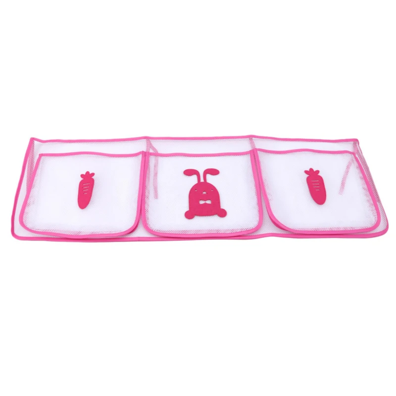 

New Crib Storage Bag Three Grid Creative New Cartoon Daily Necessities Storage Bags Bedside Hanging Bags Large Capacity Bags