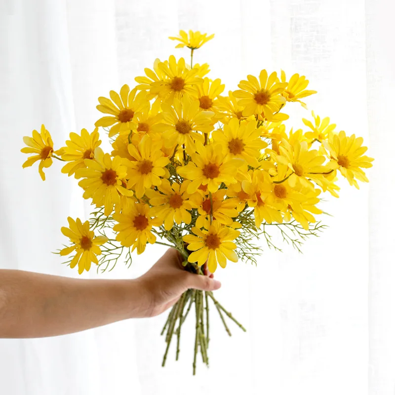 Искусственный голландский Букет Ромашки кореопсиса искусственный цветок