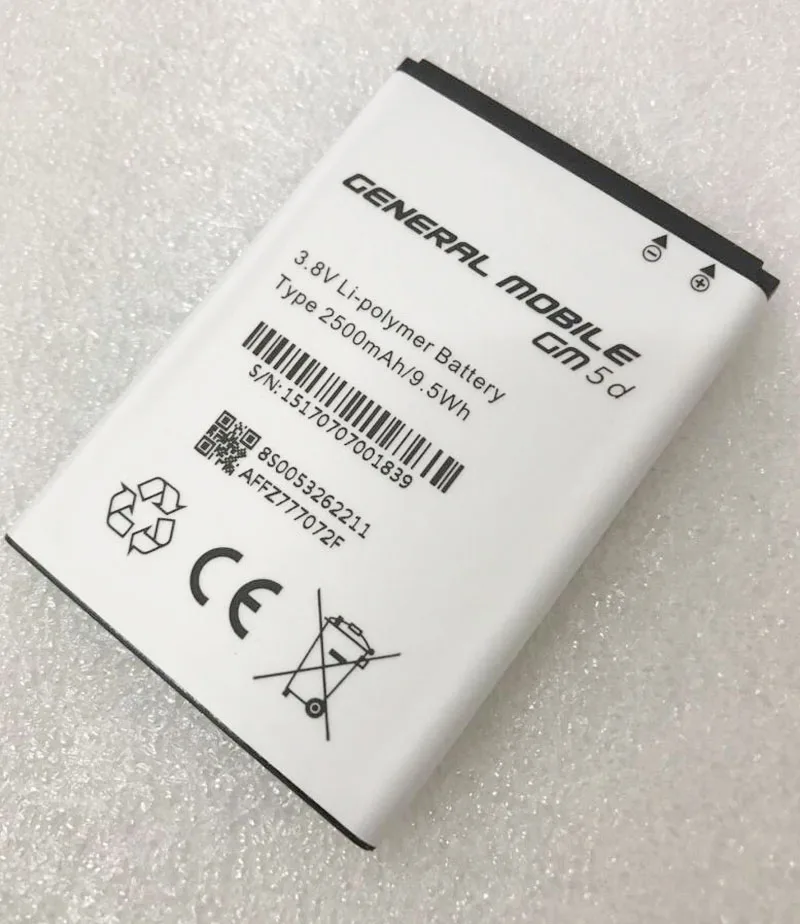 Оригинальный в Новый аккумулятор для общего мобильного телефона 4G Dual GM4G Android One Cell