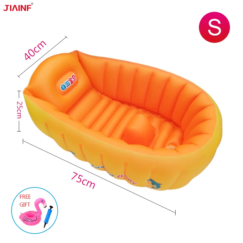 Для детей от 0 до 12 месяцев, надувные ванны для новорожденных, портативные складные душевые ванны, Детская ванна, детский бассейн для купания - Цвет: inflatable bathtub S