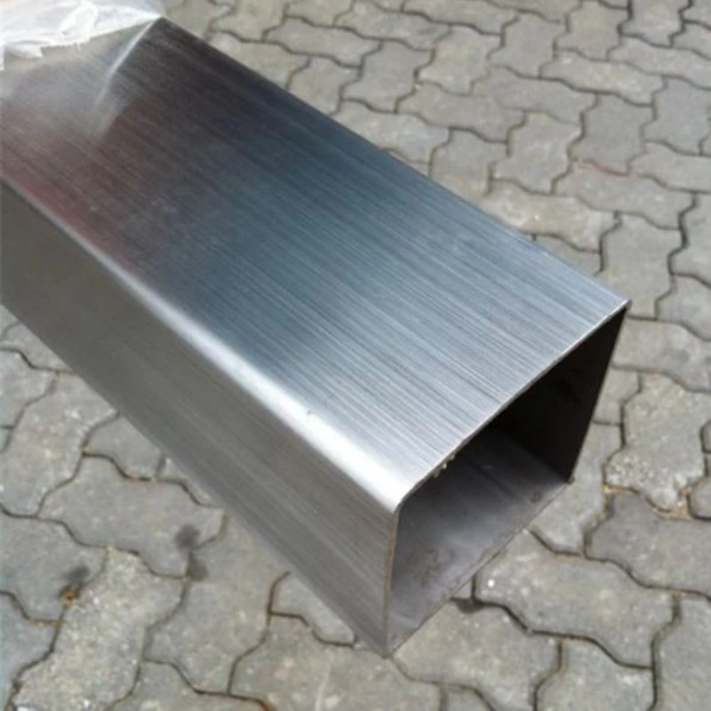 

304 stainless steel square rectangular tube 50X70X3mm 0.5 meter long