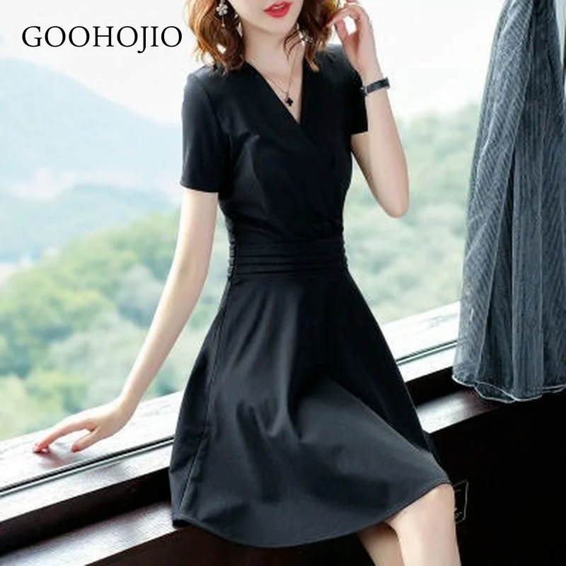 

GOOHOJIO 2021 New Spring and Autumn Fashionable Dress Women Plus Size Sleeveless Dresses for Women Solid Color Women's Dresses