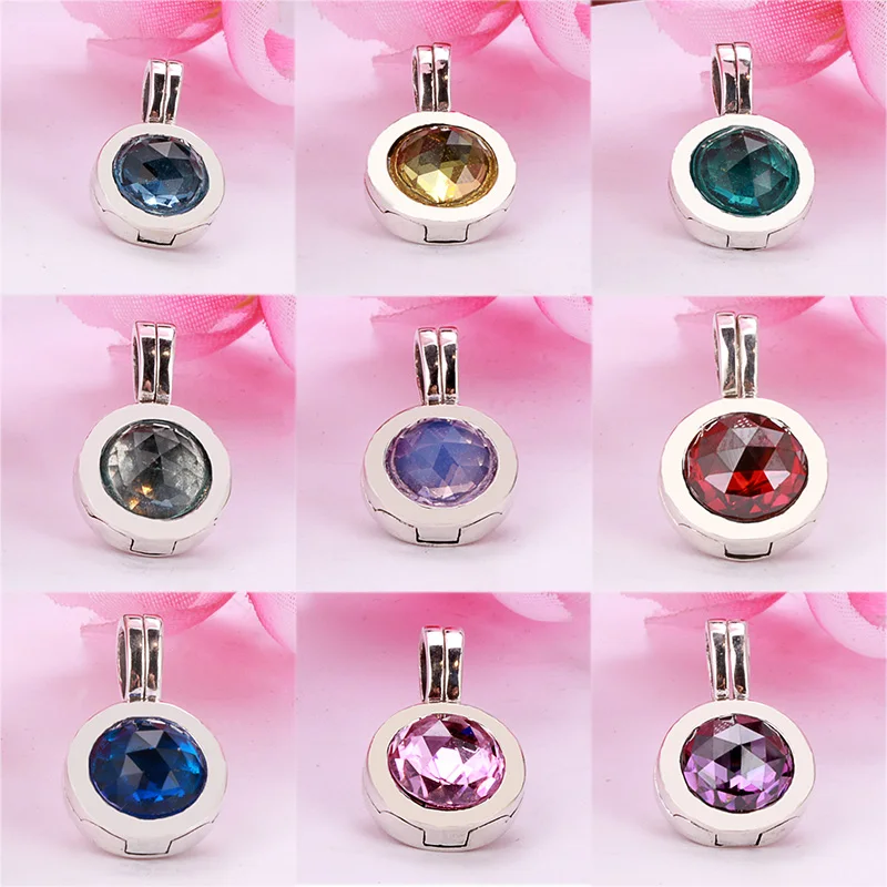 

925 Sterling Silver Pendant Sparkling Sculpt Plane Swing Crystal For Original Pandora Charms Women Bracelets & Bangles Jewelry