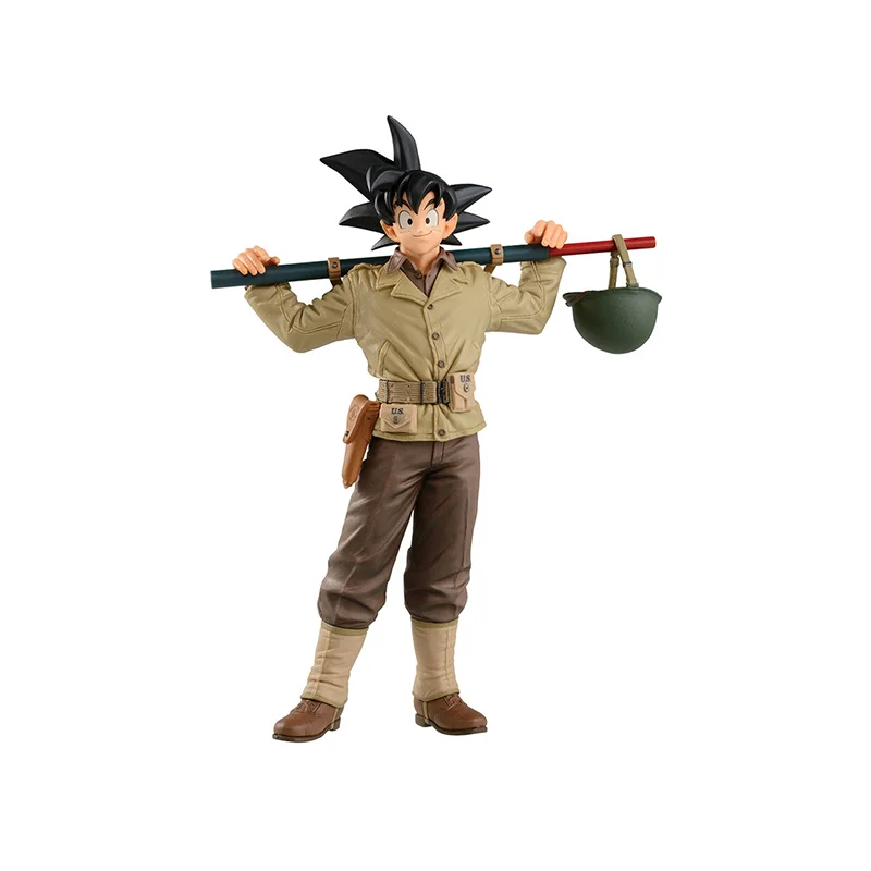 

BANDAI Banpresto Original Genuine Japanese Anime DRAGON BALL Goku BWFC2 Military Uniform Model