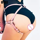 Сексуальное розовое женское нижнее белье UYEE, ремень для БДСМ, эротические ягодицы