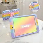 Противоударный силиконовый чехол для IPad 10,2 дюйма 2019 дюйма 2020 Air 4 10.9, 7 поколения