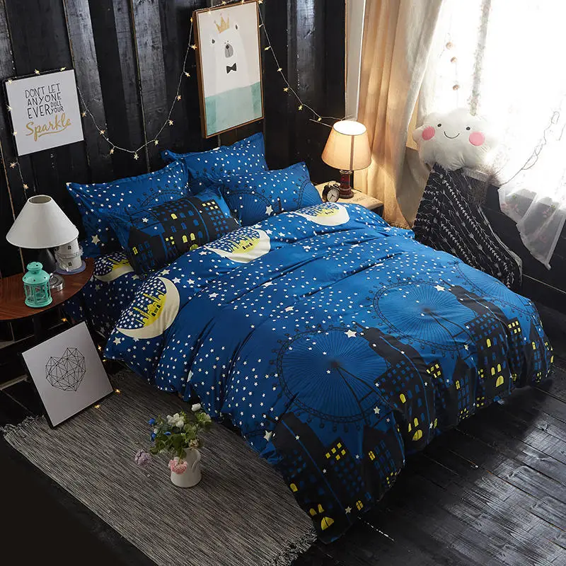 32 хлопок Постельное белье 1 шт. пододеяльник/одеяло покрывало на кровать крышка